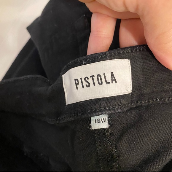 💚 Pistola Women's Black Skinny Jeans with Zipper Accents - Picture 2 of 3